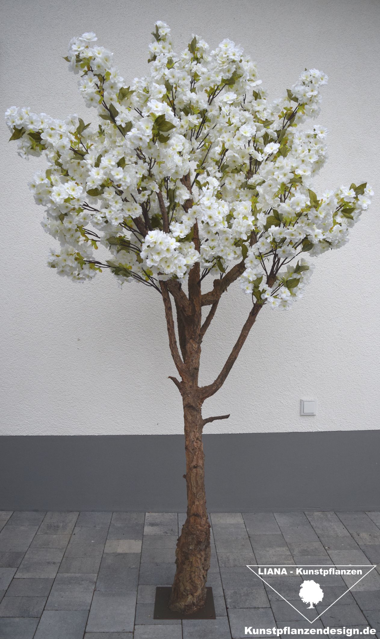 - Liana Onlineshop Kunstpflanzen bl. Kirschbluetenbaum weiß